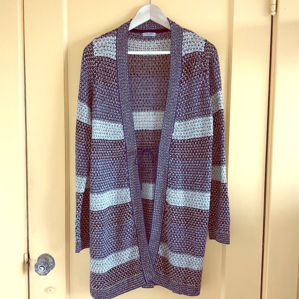Oversized Knitted Sparkly Cardigan